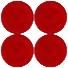 Reactive Red Artistica 24cm Salad Plates (Set of 4)