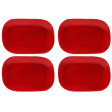 Reactive Red Artistica 24cm Coupe Salad Plates (Set of 4)