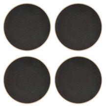 Speckle Black Soho 25.5cm Salad Plates (Set of 4)