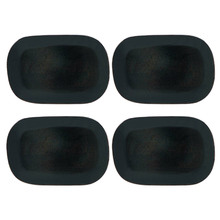 Midnight Blue Artistica 24cm Rectangular Salad Plates (Set of 4)