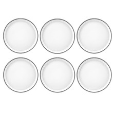 White Urban Muse 17cm Side Plates (Set of 6)