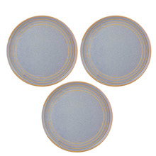 Azure Blue Urban Loft 27.5cm Dinner Plates (Set of 3)