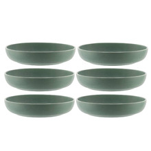 Green Urban 21.5cm Pasta Bowls (Set of 6)