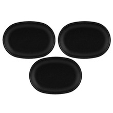 TK Black 31.5cm Serving Platters (Set of 3)