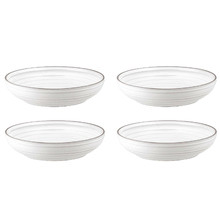 White Urban Linea 22.5cm Pasta Plates (Set of 4)