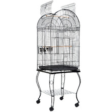 164cm Black Bella Metal Bird Cage