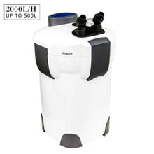 White Aquarium UV Light External Canister Filter with Accessories