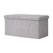 Zara Chenille Foldable Storage Ottoman