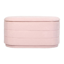 Diana Chenille Storage Ottoman Bench
