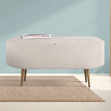 Evelyn Corduroy Storage Ottoman Bench