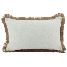 Fringed Basic Rectangular Cushion