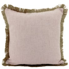 Fringed Basic Square Cushion