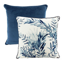 Watercolour Botany Velvet Cushion