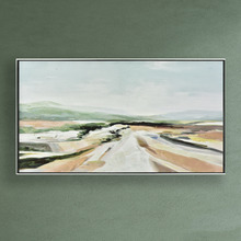 Lighten Your Road Framed Canvas Wall Art