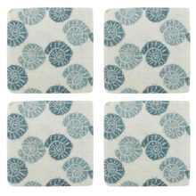 Jurassic Shell Coasters (Set of 4)