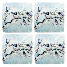 Fairywren Branch Resin Coasters (Set of 4)