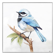 Fluttering Affection Framed Canvas Wall Art