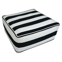 Striped Stockton Outdoor Inflatable Ottoman
