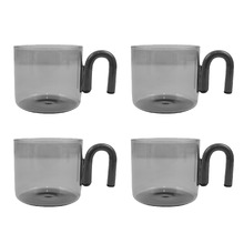 Brighton 300ml Glass Mugs (Set of 4)