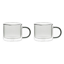 Walsen 250ml Glass Mugs (Set of 2)