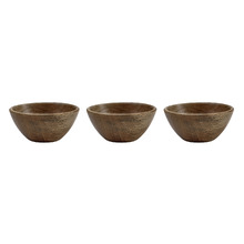 Carrol 10cm Mango Wood Bowls (Set of 3)