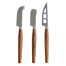 3 Piece Guilford Stainless Steel Cheese Knife Set