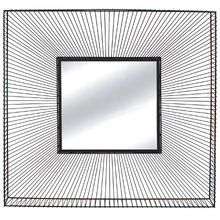 Ailani Square Iron Wall Mirror