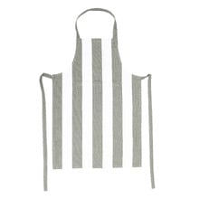 Napery Striped Cotton-Blend Apron