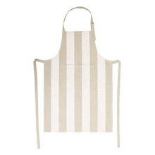 Napery Striped Cotton-Blend Apron