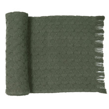Napery Coin Cotton-Blend Table Runner