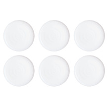 Atmore 26cm Opal Glass Dinner Plates (Set of 6)