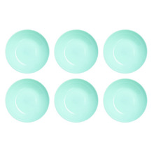Fairfield 20cm Opal Glass Soup Plates (Set of 6)