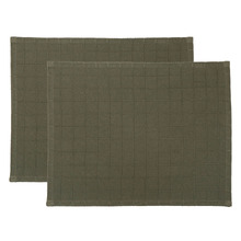 Trenton Recycled Cotton-Blend Placemats (Set of 2)