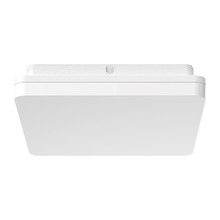 White Jairus Square Tri-Coloured Oyster Light