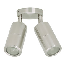 Wendy 2 Light Stainless Steel Tri-Colour Outdoor Spotlight