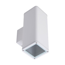 Zaahir Square 240V Tri-Colour Up/Down LED Outdoor Wall Light