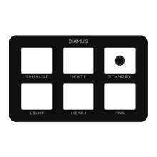 Roshni Horizontal Exhaust Fan Switch Sticker