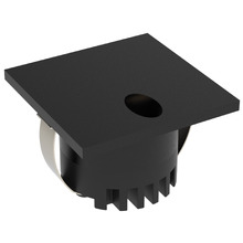 Aura Aluminium Square 24V Low-Level Recessed LED Wall Light