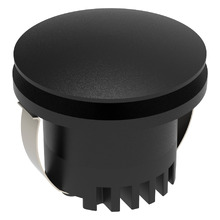 Aura Aluminium Round 240V Low-Level Recessed LED Wall Light
