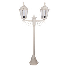 Xavien Powder-Coated Die-Cast Aluminium 143cm 2-Light Lamp Post