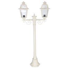 Zorelle Powder-Coated Die-Cast Aluminium 141cm 2-Light Lamp Post