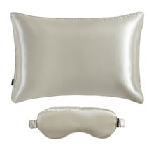 2 Piece Silk Pillowcase & Eye Mask Set