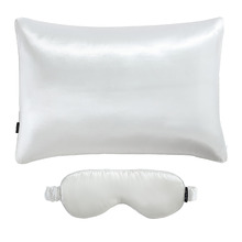 2 Piece Silk Pillowcase & Eye Mask Set