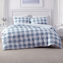 Checkered Carey Cotton Quilt Cover Set