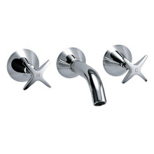 Seastar Chrome Bath Wall Tap Set