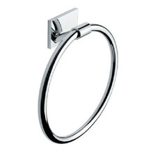 Leena Hand Towel Ring in Chrome