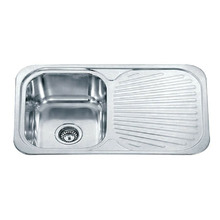 Dante 760mm Single Stainless Steel Kitchen Sink with Drainer