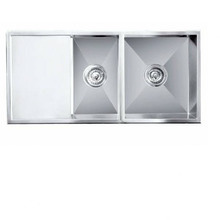 Impact 980mm Double Stainless Steel Kitchen Sink with Drainer