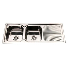 Dante 1180mm Double Kitchen Sink with Drainer