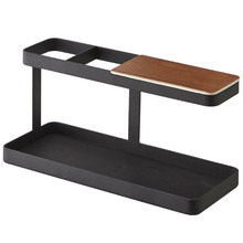 Yamazaki Metal & Wood Tower Desk Organiser